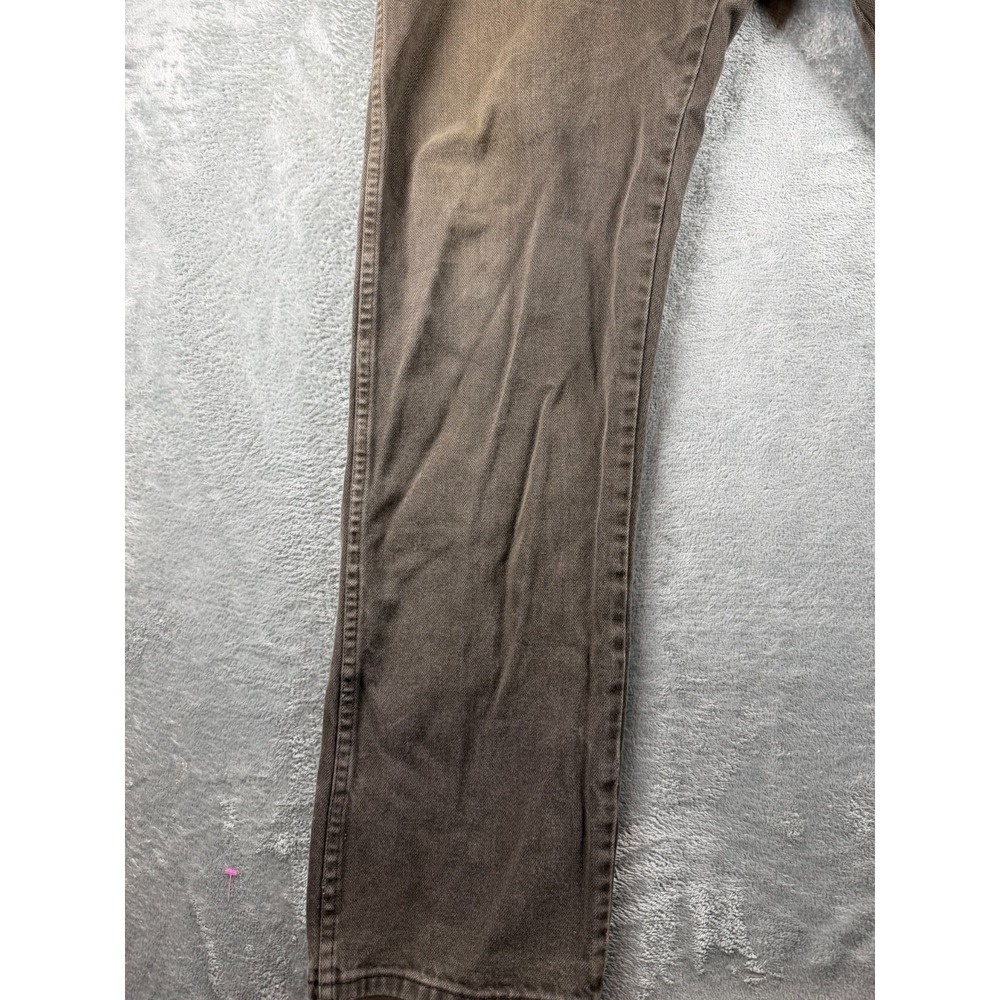 Wrangler 13MWZJL Jeans Mens 38x36 Brown Cowboy Cut Made Mexico - Picture 2 of 15